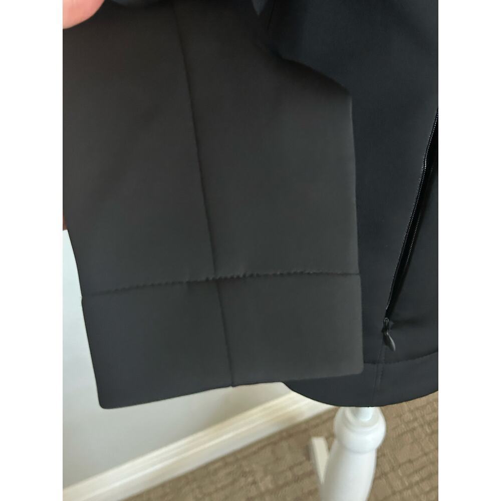 M.M. Lafleur women's black scuba stretch one button jacket  blazer size 10 - Picture 5 of 15